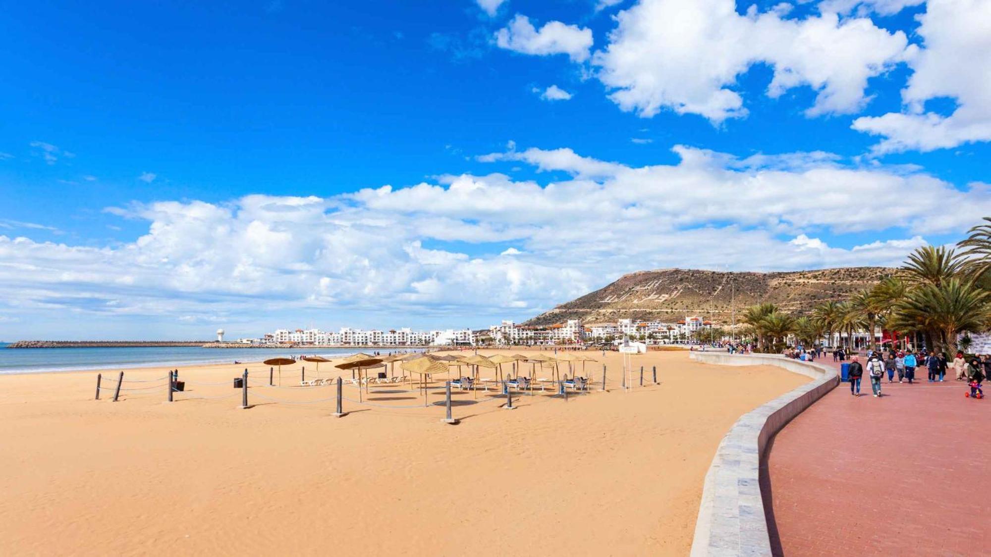 Appartement En Residence Avec Piscine Agadir Kültér fotó